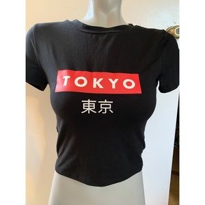 2/$10 Brand New Semi Cropped Tokyo Tee